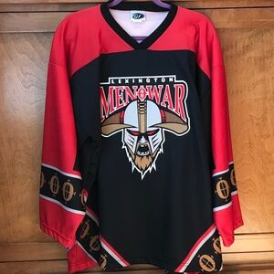 Y2K 🔥 VINTAGE LEXINGTON MEN O WAR HOCKEY JERSEY